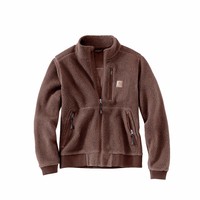 Carhartt Relaxed Fit Nutmeg Heather Fleece Jas Dames