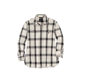 Carhartt Loose Fit Heavyweight Twill Malt LS Plaid Shirt Dames Carhartt Loose Fit Heavyweight Twill Malt LS Plaid Shirt Dames