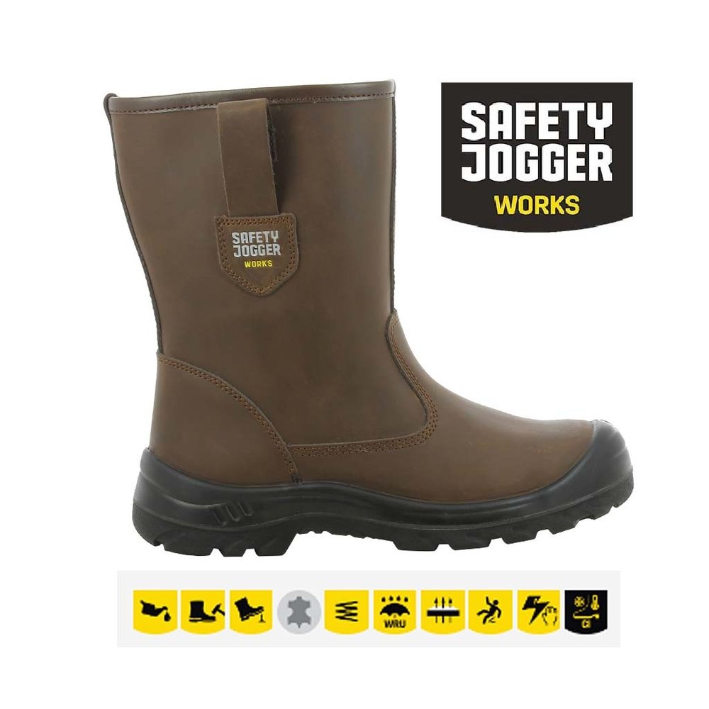 Veiligheidslaarzen Safety Jogger Alaska S3 Bruin Heren BD Store