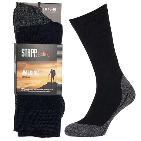 Stapp Wandelsokken Zwart Stapp Wandelsokken Zwart