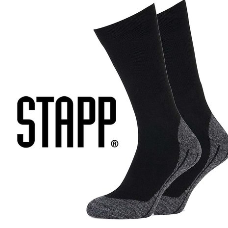 Stapp Wandelsokken Zwart Stapp Wandelsokken Zwart