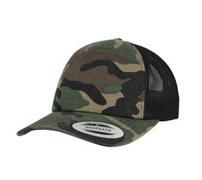 Brandit Camo Trucker Cap Woodland Pet