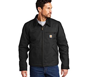 Carhartt Duck Blanket-Lined Detroit Black Jacket Heren