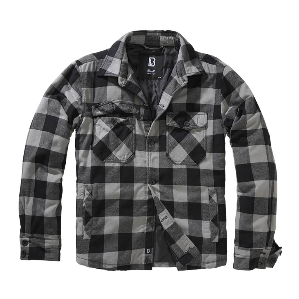 Lumberjacket Zwart-Charcoal Vest Heren