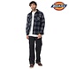 Dickies Portland Blue Gevoerd Overhemd - Vest Heren Dickies Portland Blue Gevoerd Overhemd - Vest Heren