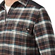 Dickies Heavy Flannel Brown Plaid Shirt Heren Dickies Heavy Flannel Brown Plaid Shirt Heren
