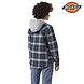 Dickies Fleece Hooded Flannel Ink Navy Jacket Dames Dickies Fleece Hooded Flannel Ink Navy Jacket Dames