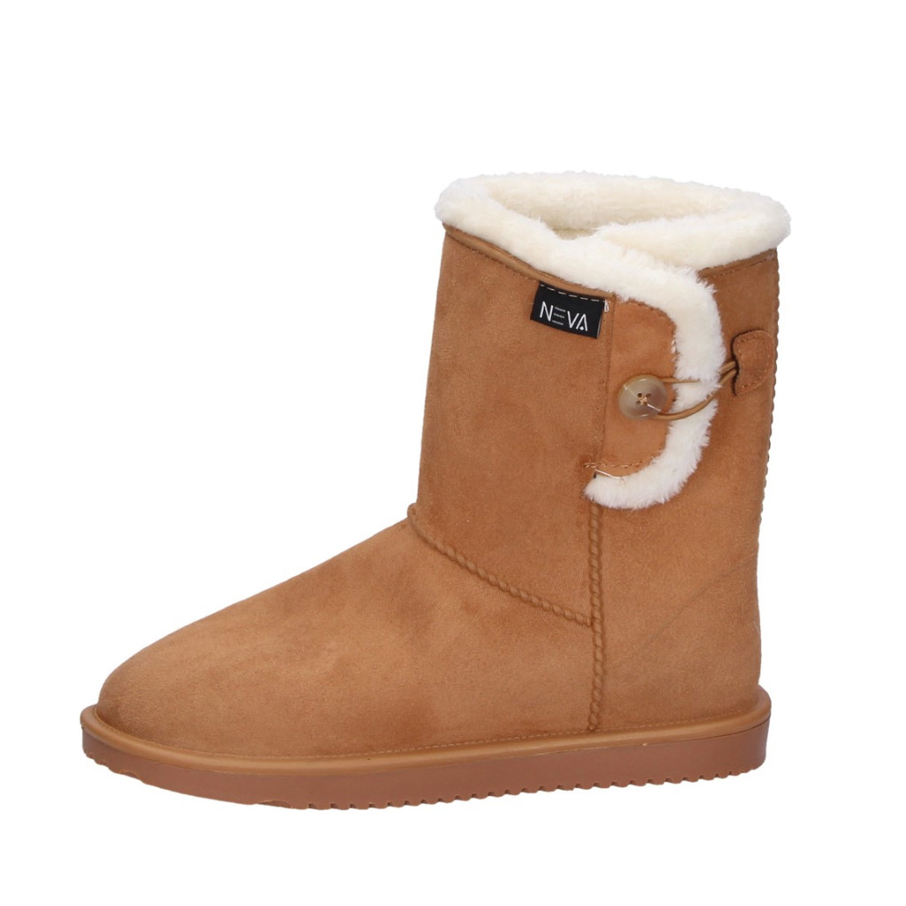 Neva - NV03 gevoerde dameslaars pvc camel