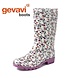 Gevavi Boots Rose PVC Wit Bloem Laarzen Dames Gevavi Boots Rose PVC Wit Bloem Laarzen Dames