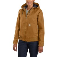 Carhartt Washed Duck Insulated Active Bruin Winterjas Dames