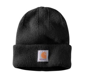 Carhartt Rib Knit Zwart Beanie Carhartt Rib Knit Zwart Beanie