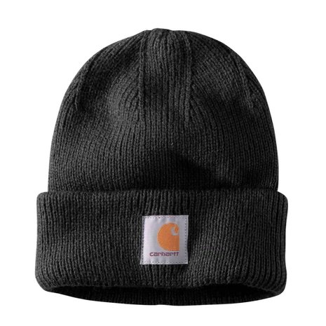 Carhartt Cuffed Rib Knit Black Beanie Carhartt Cuffed Rib Knit Black Beanie
