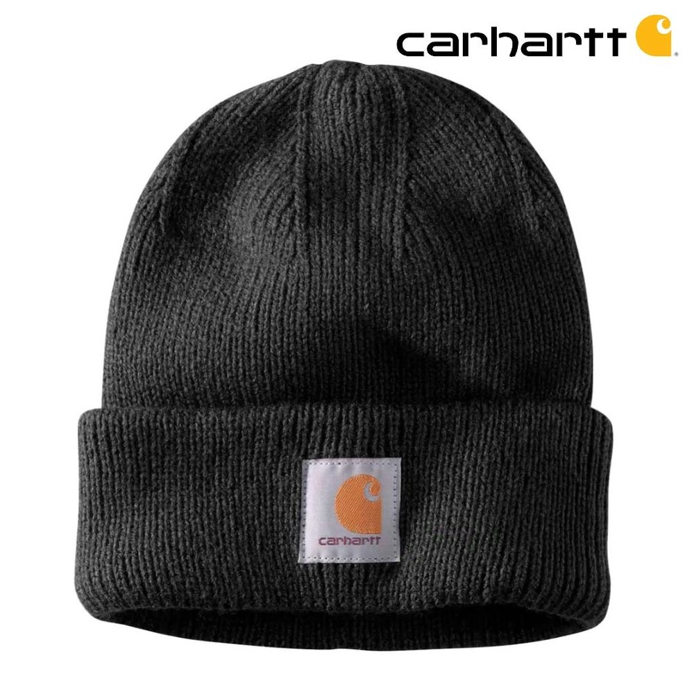 Carhartt Cuffed Rib Knit Black Beanie Carhartt Cuffed Rib Knit Black Beanie