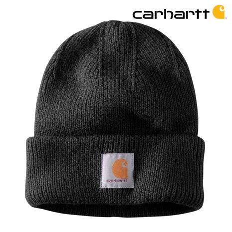 Carhartt Cuffed Rib Knit Black Beanie Carhartt Cuffed Rib Knit Black Beanie