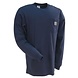 Carhartt K126 Heavyweight LS Pocket Navy T-Shirt Heren Carhartt K126 Heavyweight LS Pocket Navy T-Shirt Heren