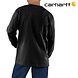 Carhartt K126 Heavyweight LS Pocket Zwart T-Shirt Heren Carhartt K126 Heavyweight LS Pocket Zwart T-Shirt Heren