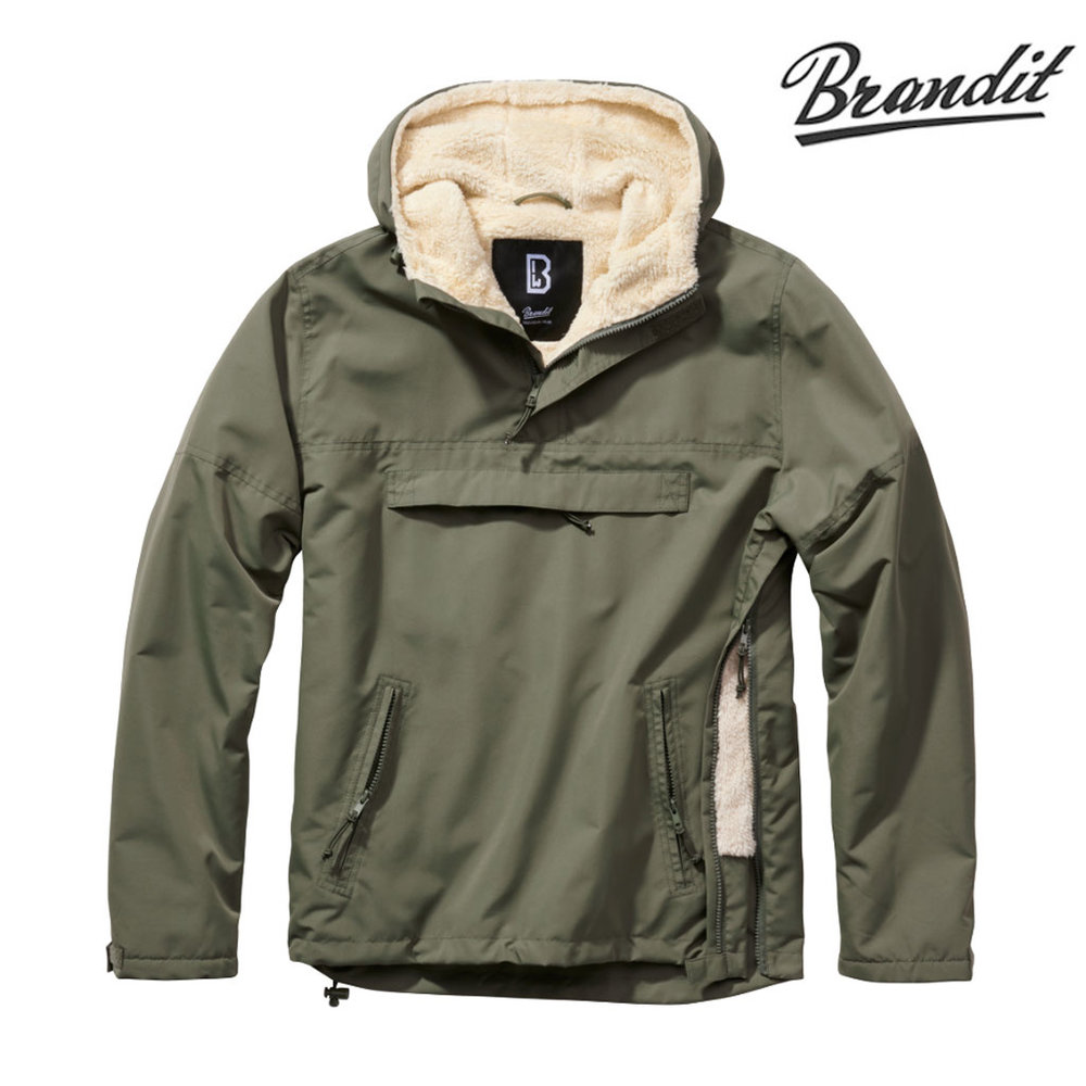 Brandit Sherpa Olive Windbreaker Heren Brandit Sherpa Olive Windbreaker Heren