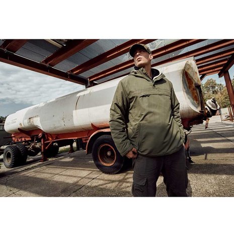 Brandit Sherpa Olive Windbreaker Heren Brandit Sherpa Olive Windbreaker Heren