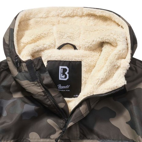Brandit Sherpa Dark Camo Windbreaker Heren Brandit Sherpa Dark Camo Windbreaker Heren