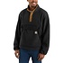 Relaxed Fit Fleece Zwart Pullover Heren Relaxed Fit Fleece Zwart Pullover Heren