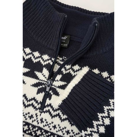 Brandit Troyer Navy Norweger Trui Heren Brandit Troyer Navy Norweger Trui Heren