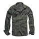 Brandit Slim Fit Woodland Camo Overhemd Heren