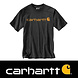 Carhartt Core Logo Carbon Heather T-Shirt Heren Carhartt Core Logo Carbon Heather T-Shirt Heren
