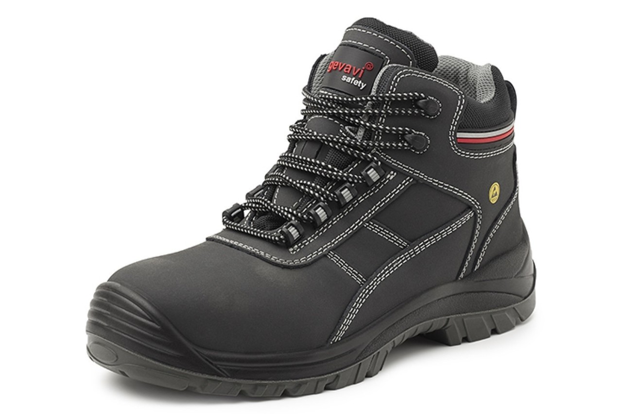 Gevavi Safety GS22 Builder S3 Hoog Zwart Werkschoenen Gevavi Safety GS22 Builder S3 Hoog Zwart Werkschoenen