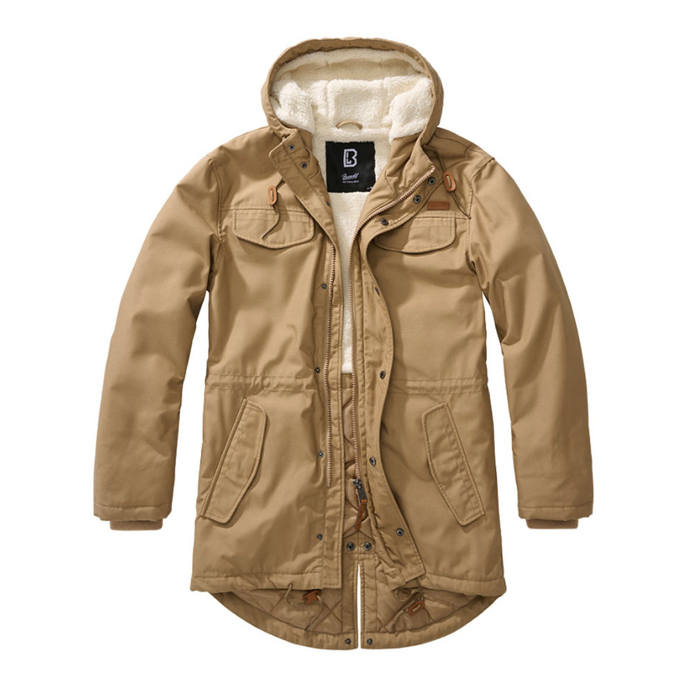 Brandit Marsh Lake Camel Parka Heren