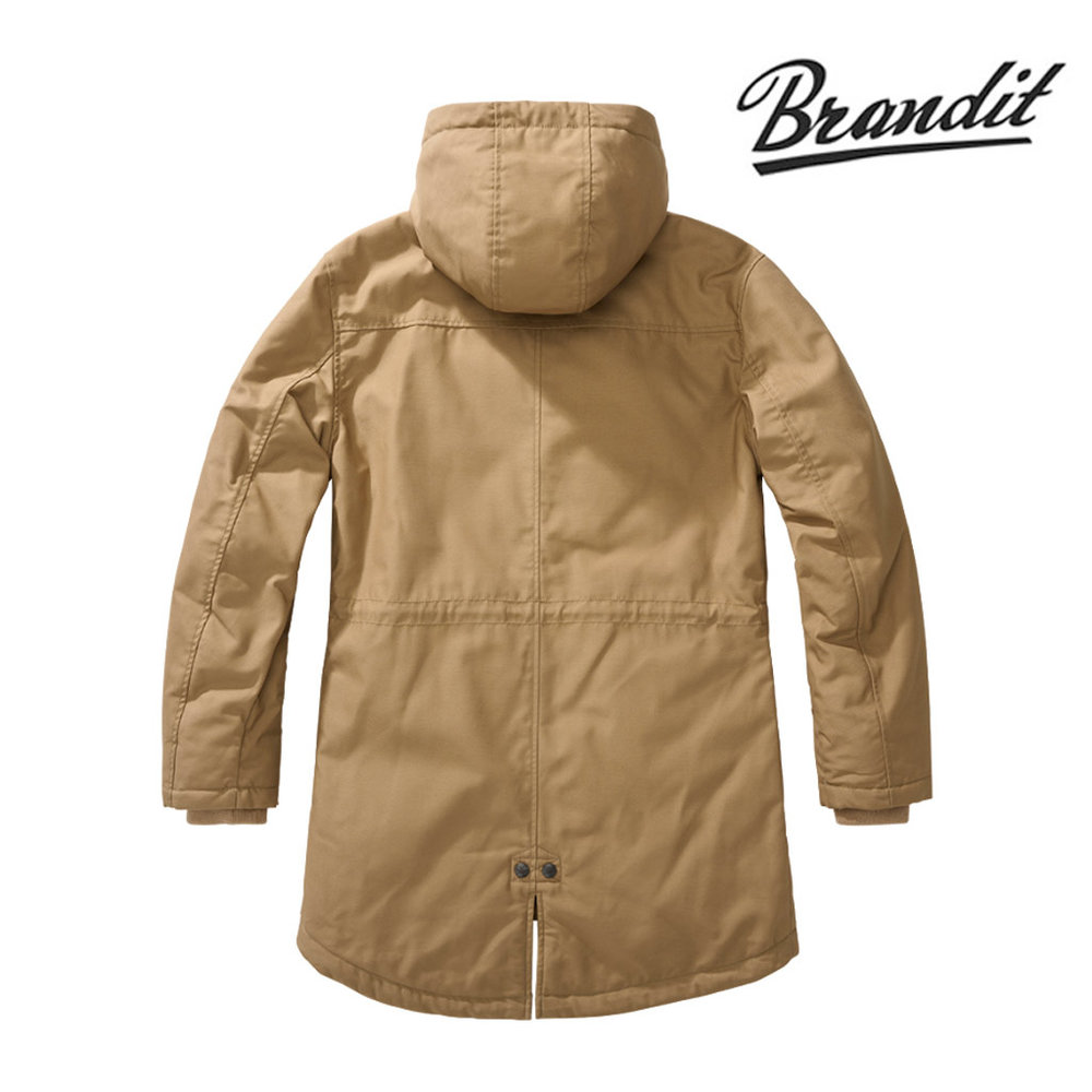 Brandit Marsh Lake Camel Parka Heren