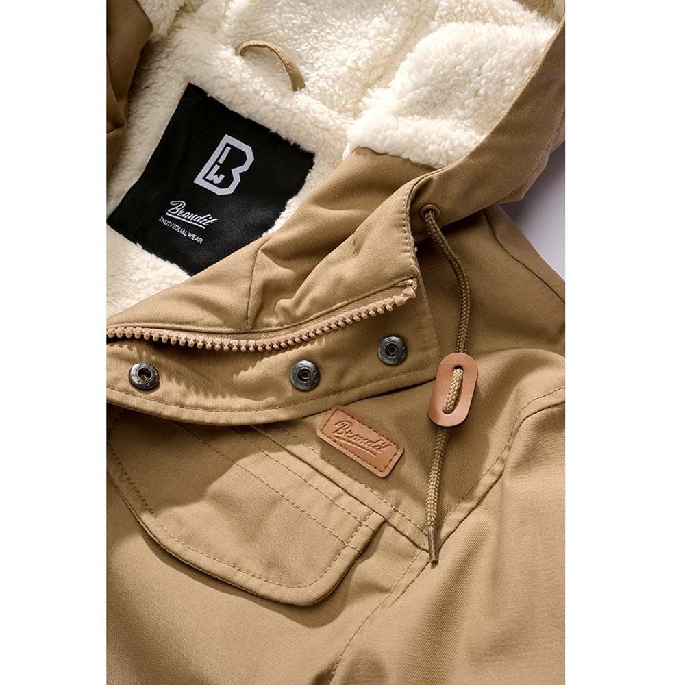 Brandit Marsh Lake Camel Parka Heren