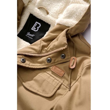 Brandit Marsh Lake Camel Parka Heren