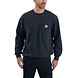 Carhartt Midweight Crewneck Pocket New Navy Sweatshirt Heren Carhartt Midweight Crewneck Pocket New Navy Sweatshirt Heren