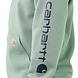 Carhartt Sleeve Logo Jade Heather Hooded Sweatshirt Heren Carhartt Sleeve Logo Jade Heather Hooded Sweatshirt Heren