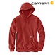 Carhartt Sleeve Logo Chilli Pepper Heather Hooded Sweatshirt Heren Carhartt Sleeve Logo Chilli Pepper Heather Hooded Sweatshirt Heren