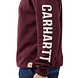 Carhartt Crewneck Logo Sleeve Graphic Port Sweatshirt Heren Carhartt Crewneck Logo Sleeve Graphic Port Sweatshirt Heren