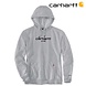 Carhartt Force Lightweight Graphic Logo Asphalt Heather Sweatshirt Heren