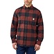 Carhartt Carhartt Rugged Flex Flannel Plaid Mineral Red Shirt Heren Carhartt Carhartt Rugged Flex Flannel Plaid Mineral Red Shirt Heren