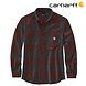 Carhartt Carhartt Rugged Flex Flannel Plaid Mineral Red Shirt Heren Carhartt Carhartt Rugged Flex Flannel Plaid Mineral Red Shirt Heren