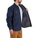 Carhartt Denim Fleece Lined Snap-Front Glacier Shirt Carhartt Denim Fleece Lined Snap-Front Glacier Shirt