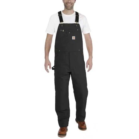 Carhartt Duck Bib Zwart Overall