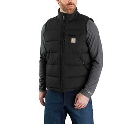 Carhartt Rain Defender Montana Zwart Insulated Vest Heren Carhartt Rain Defender Montana Zwart Insulated Vest Heren