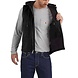 Carhartt Washed Duck Fleece-Lined Zwart Hooded Vest Heren Carhartt Washed Duck Fleece-Lined Zwart Hooded Vest Heren