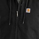 Carhartt Washed Duck Fleece-Lined Zwart Hooded Vest Heren Carhartt Washed Duck Fleece-Lined Zwart Hooded Vest Heren