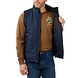 Carhartt Gilliam Vest Navy Bodywarmer Heren Carhartt Gilliam Vest Navy Bodywarmer Heren