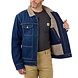 Carhartt Denim Sherpa-Lined Beech Jacket Heren Carhartt Denim Sherpa-Lined Beech Jacket Heren