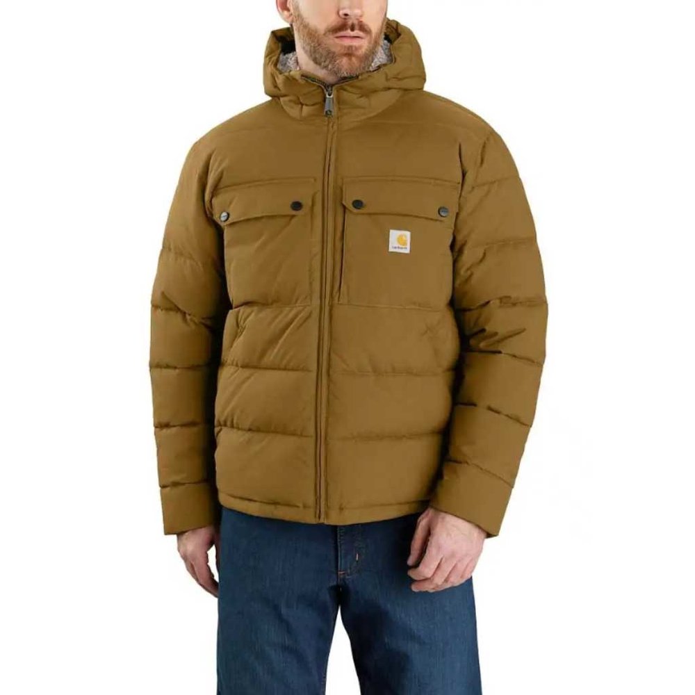 Carhartt Rain Defender Montana Insulated Bruin Winterjas Heren Carhartt Rain Defender Montana Insulated Bruin Winterjas Heren