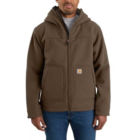 Carhartt Super Dux Sherpa-Lined Active Coffee Jas Carhartt Super Dux Sherpa-Lined Active Coffee Jas