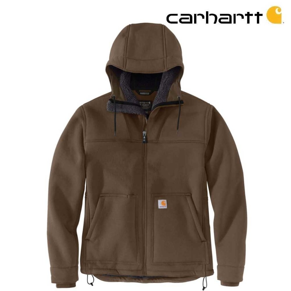 Carhartt Super Dux Sherpa-Lined Active Coffee Jas Carhartt Super Dux Sherpa-Lined Active Coffee Jas