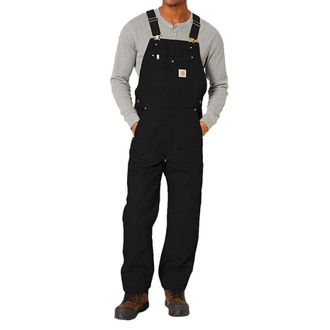 Carhartt Duck Bib Zwart Overall
